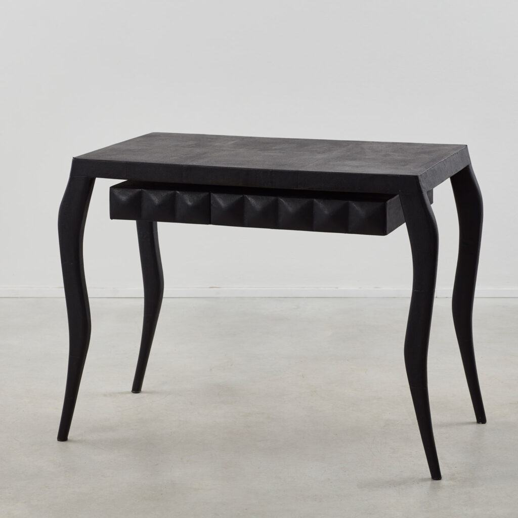 Ria & Youri Augousti Shagreen dressing table and stool