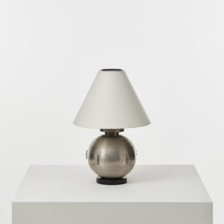 Sylvia Stave Pewter table lamp