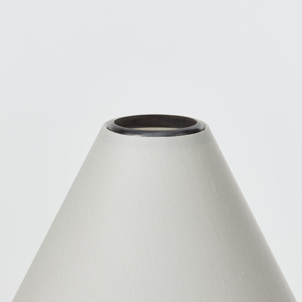 Sylvia Stave Pewter table lamp